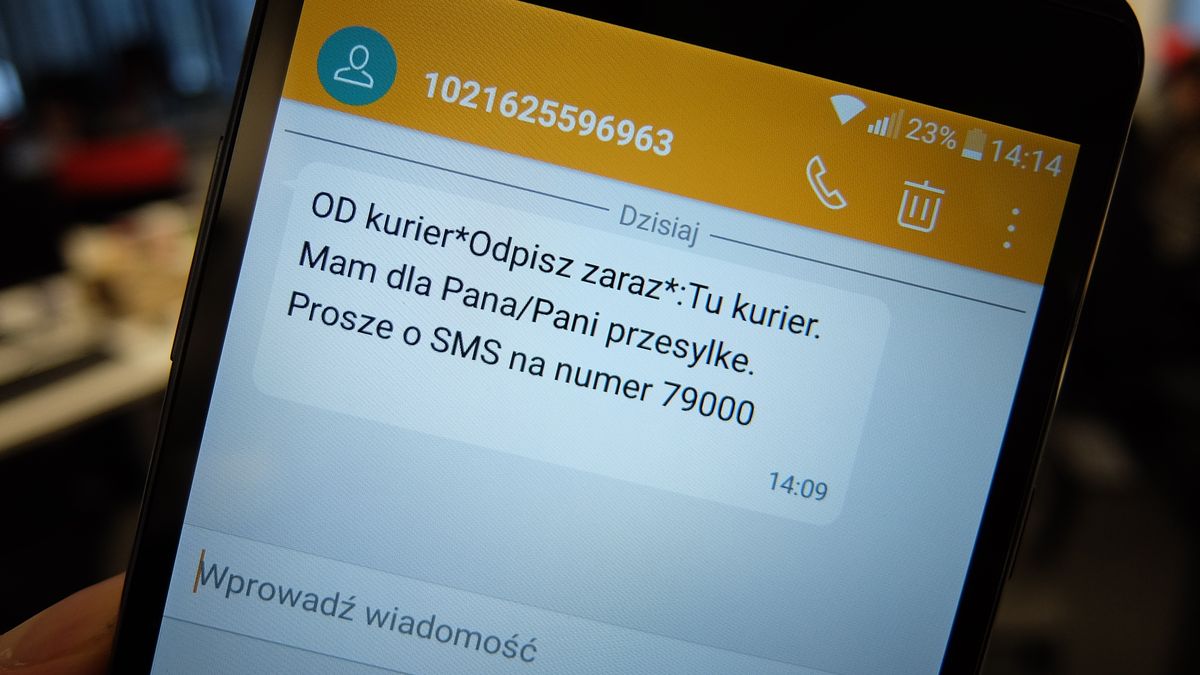 Uważaj na takie SMS-y