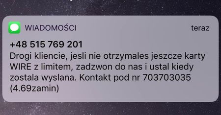 Dostałeś takiego SMS-a? Nie oddzwaniaj. I tak nic nie dostaniesz