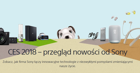 Nowości Sony na CES 2018