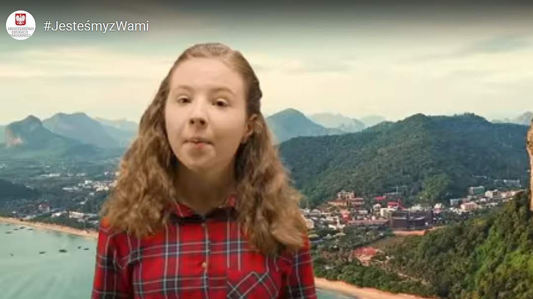 Printscreen ze spotu Ministerstwa Edukacji Narodowej