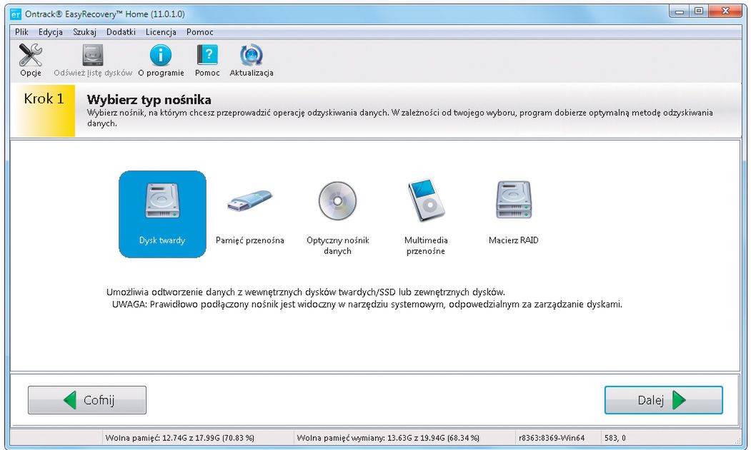 Test Kroll Ontrack EasyRecovery 11 Home  - odzyskaj utracone dane