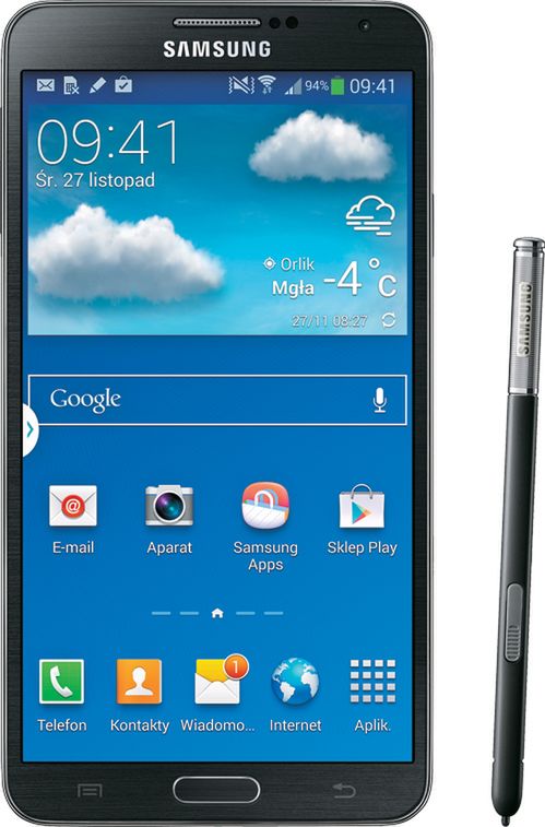 Test Samsung Galaxy Note 3 - phablet kompletny