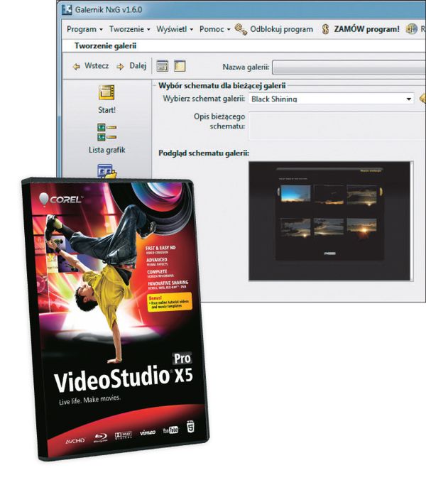 Test Corel VideoStudio Pro X5 - Kowalski jak Spielberg