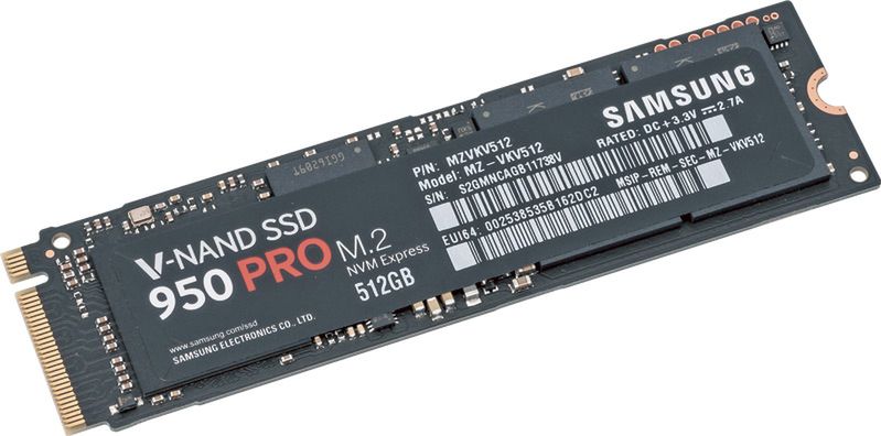 Test dysku M.2 Samsung SSD 950 Pro