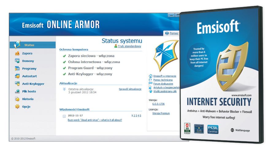 Test Emsisoft Internet Security Pack - pakiet bezpieczeństwa