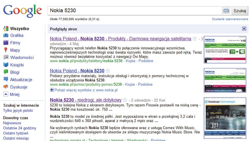 9 sztuczek do Google