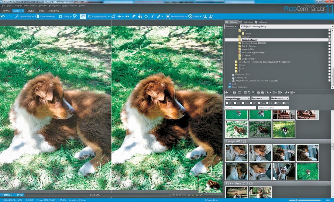 Test Ashampoo Photo Commander 11 - przycinaj, retuszuj, ożywiaj zarządzaj