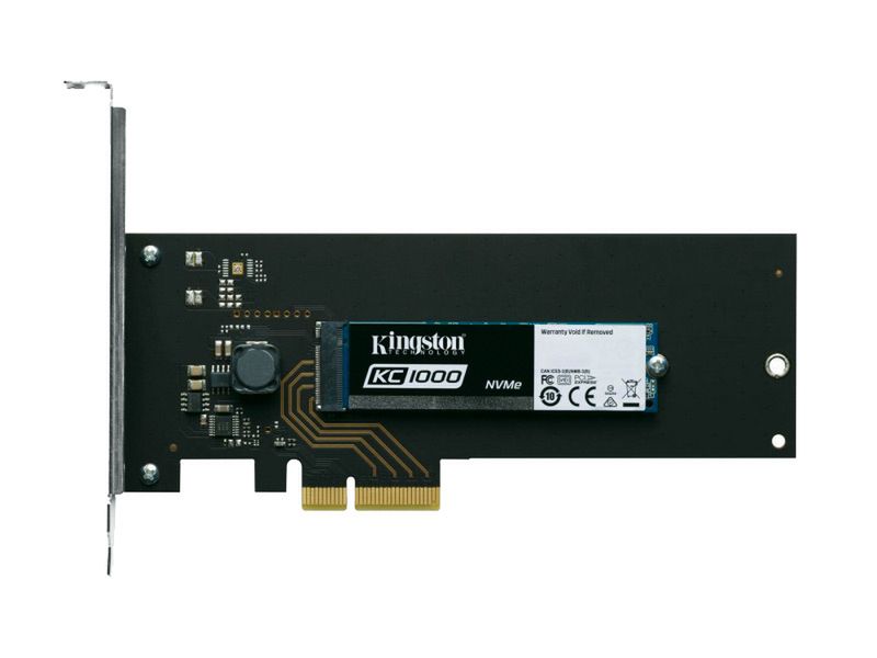 Test dysku Kingston KC1000 NVMe PCIe 240 GB