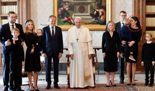 Donald Tusk z rodziną u papieża Franciszka. Kim jest żona Michała Tuska?