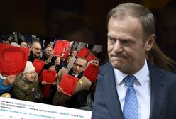 Kompromitacja KOD podczas powitania Donalda Tuska. Internauci nie mogą przestać się śmiać
