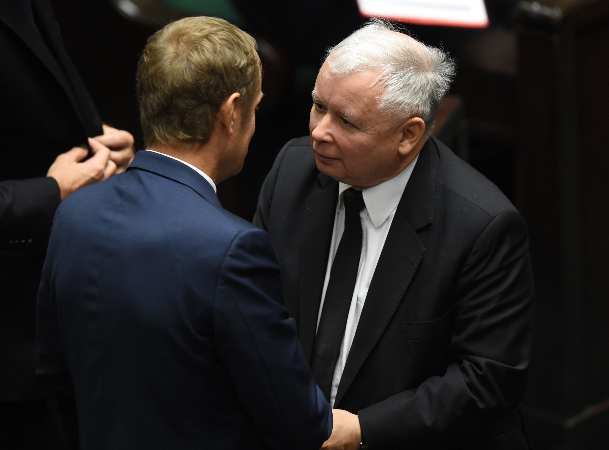 Tusk i Kaczyński 