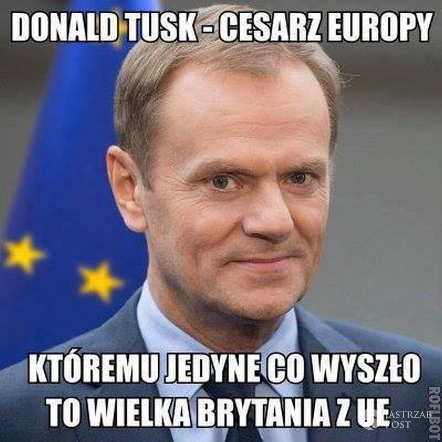 Donald Tusk o Brexicie. Wpadka. Memy