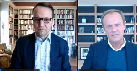 Koronawirus w Polsce i Europie. Radosław Sikorski rozmawiał z Donaldem Tuskiem