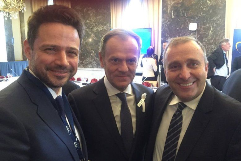 Rafał Trzaskowski, Donald Tusk, Grzegorz Schetyna