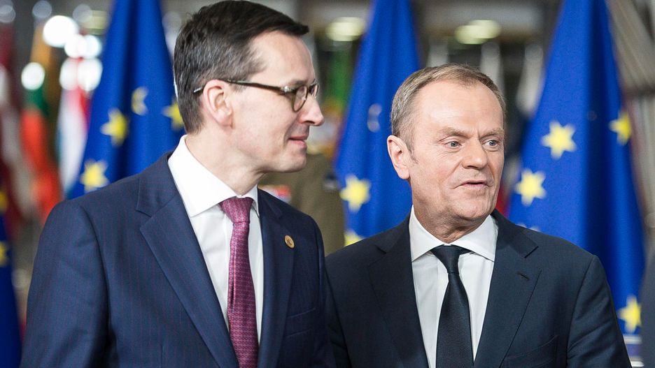 Mateusz Morawiecki i Donald Tusk