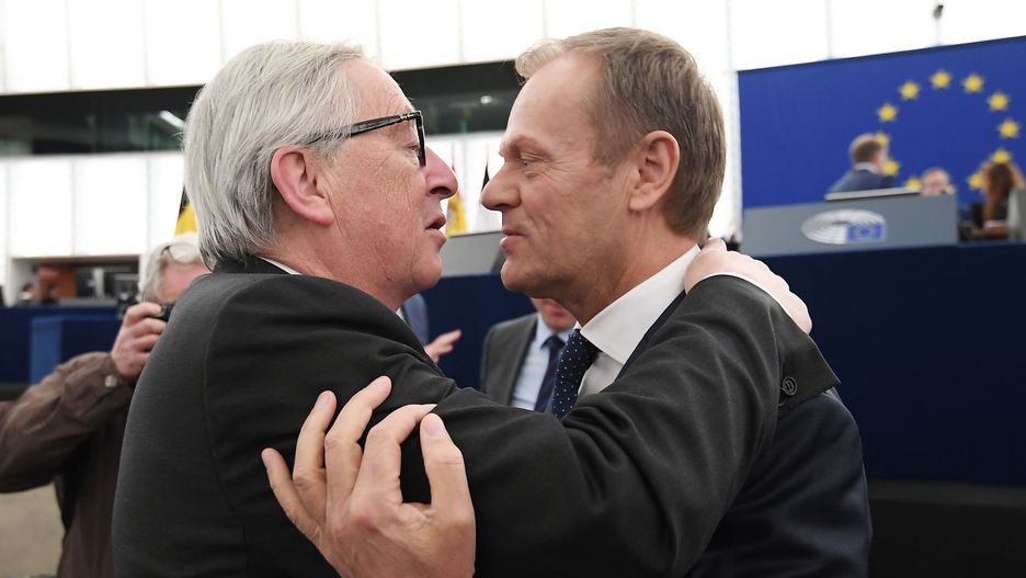Jean-Claude Juncker i Donald Tusk.