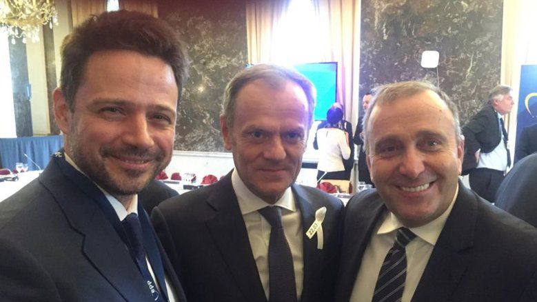 Rafał Trzaskowski, Donald Tusk, Grzegorz Schetyna