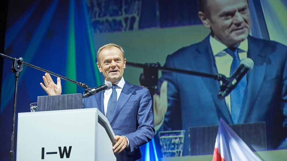 Donald Tusk na Igrzyskach Wolności w 2018 r.