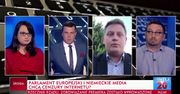 Dyskusja o "cenzurze internetu" w TVP Info. "To walka o pieniądze"
