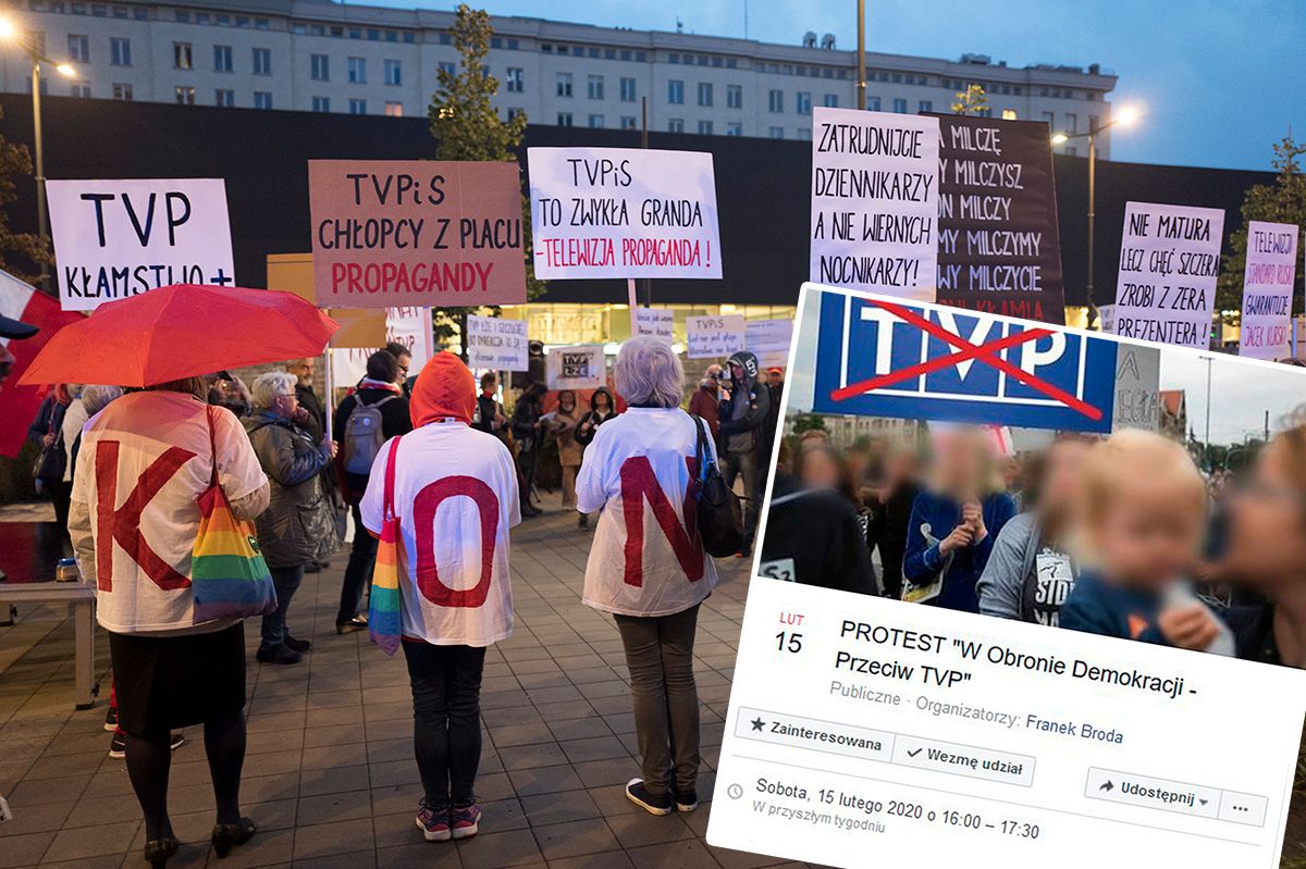 Siostrzeniec premiera organizuje protest przeciwko TVP. "Jest tubą propagandową rządu"