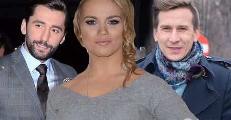 Agnieszka Kaczorowska, Tomasz Barański, Rafał Maserak i inni na planie spotu wiosennej ramówki Polsatu