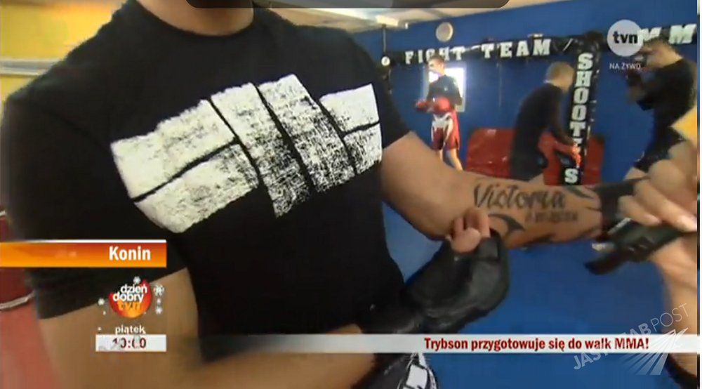 Tatuaż Trybsona Fot,. screen z DDTVN