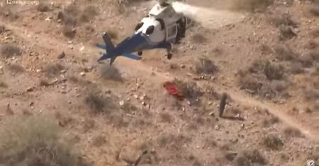 Helikopter leciał ratować kobietę. Za nieudolną akcję poszkodowana chce 5 mln zł. Jest wideo