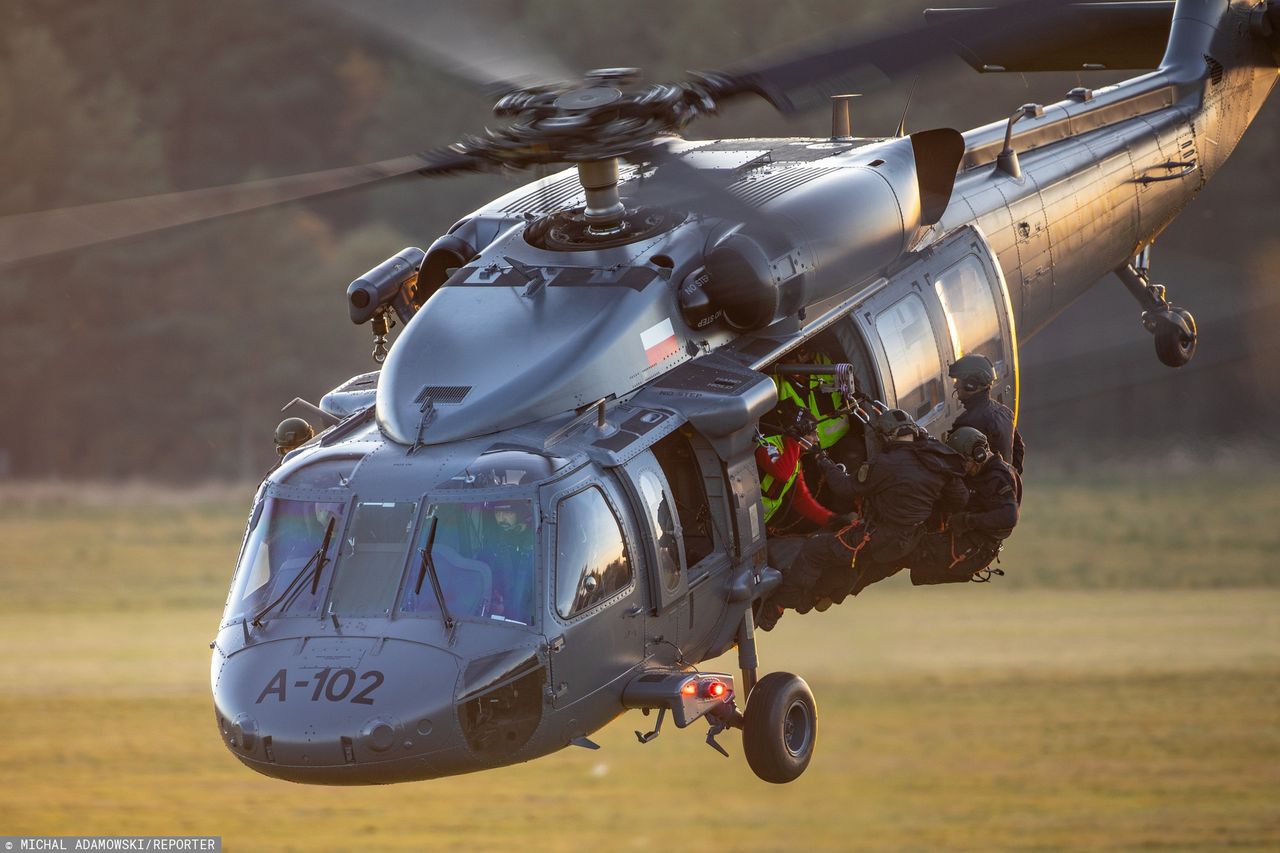 Black Hawk - amerykańska legenda nad polskim niebem. Tak polska policja ścigała uciekiniera