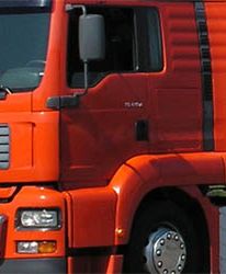 Protest transportowców z Łodzi przeciwko polskiemu fiskusowi