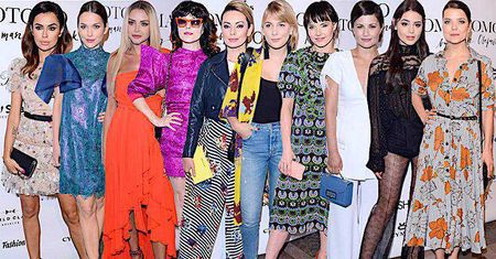 Gwiazdy na pokazie wiosennej kolekcji Tomaotomo: Natalia Siwiec, Paulina Sykut, Marta Wierzbicka, Ola Ciupa, Ramona Rey