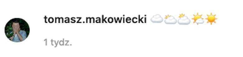 Komentarz Tomka Makowieckiego do zdjęcia tajemniczej kobiety