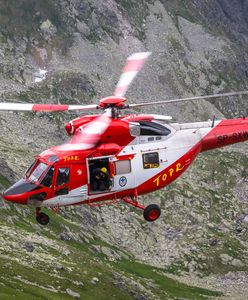 Wypadek w Tatrach. Do akcji ratującej turystki wykorzystano śmigłowiec
