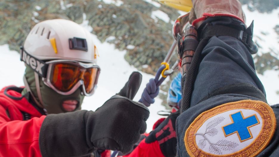 Mężczyźnie próbował pomóc TOPR. Ostatecznie sprowadzili go Słowacy