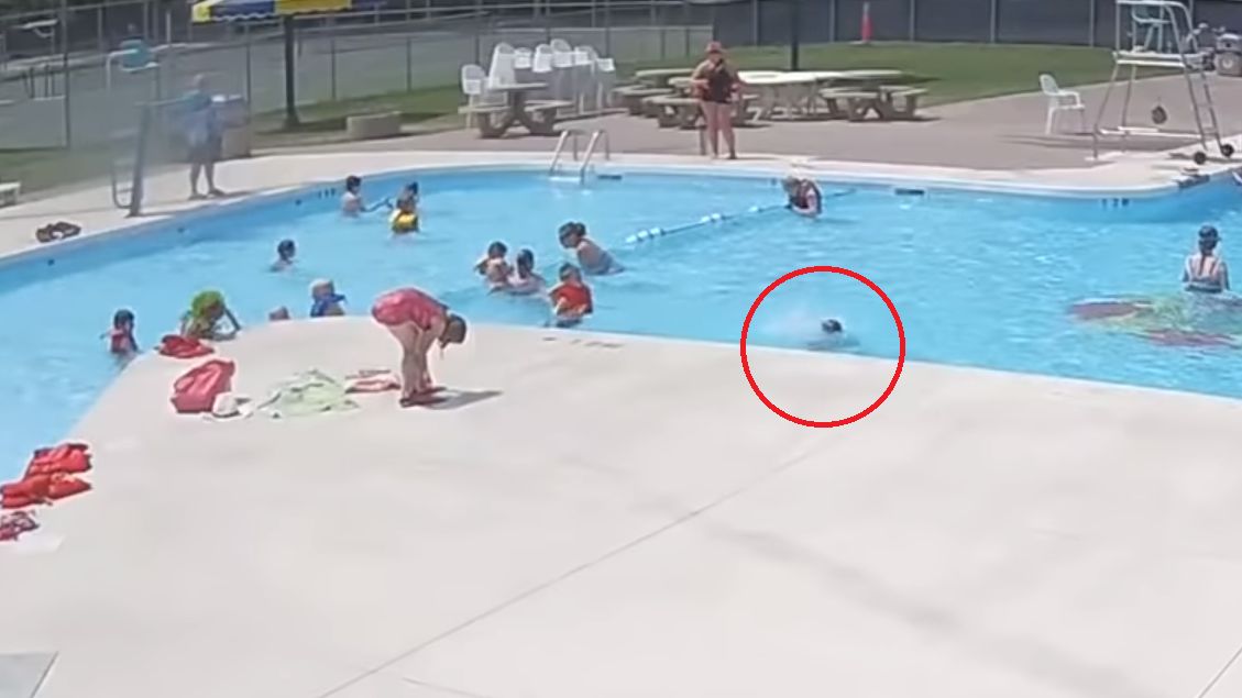 Dziecko topi się przez kilkanaście sekund