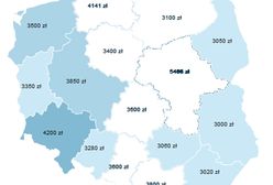 Na zachodzie kraju wciąż lepsze zarobki