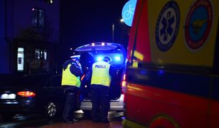 Uderzył w dwa radiowozy. Po zatrzymaniu szarpał się z policjantami