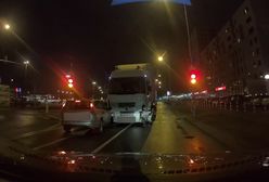 Warszawa. Pijany kierowca tira. Jechał mostem pod prąd