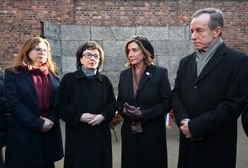 Amerykańska polityk Nancy Pelosi odwiedziła Auschwitz. O polskich ofiarach ani słowa