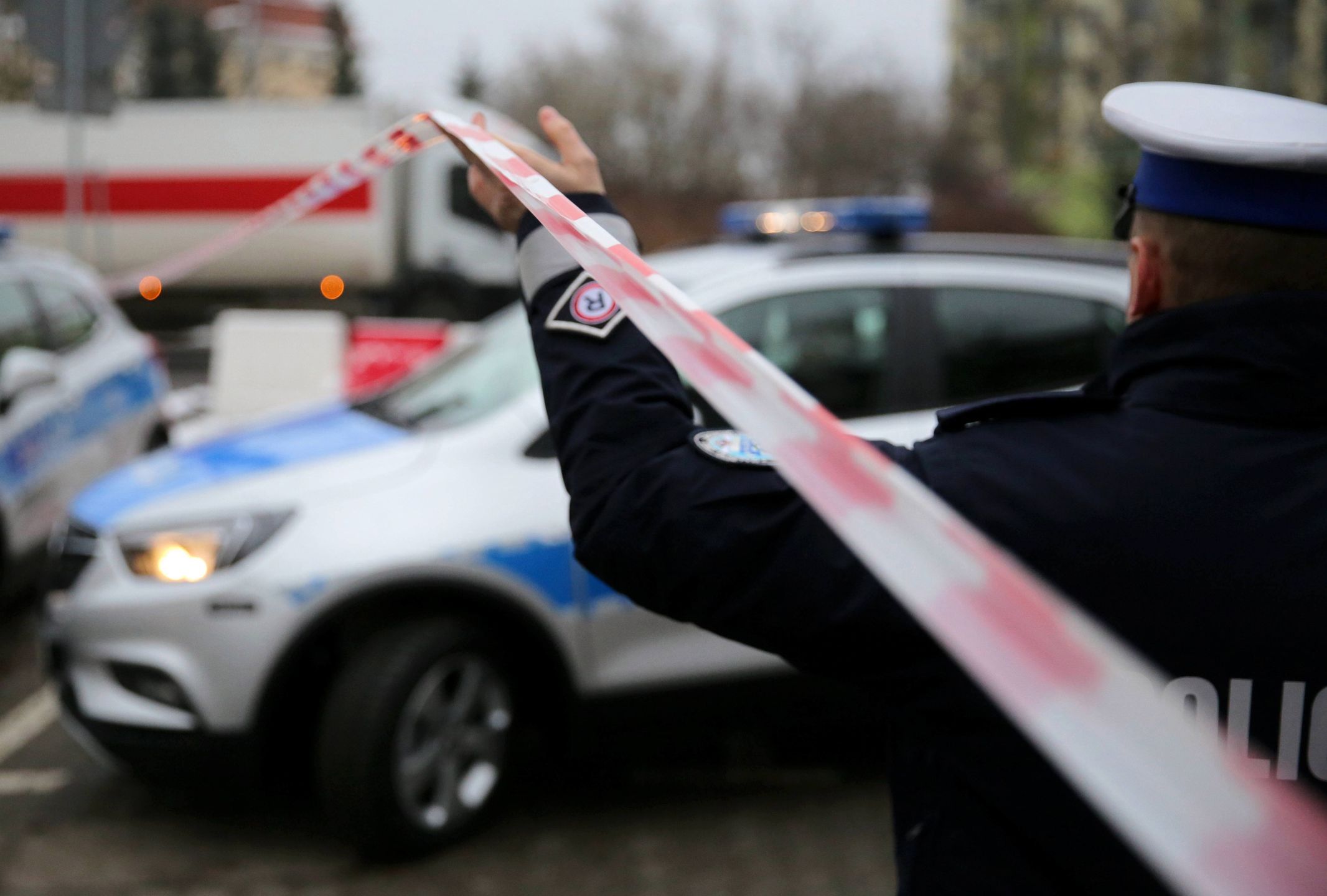 Wisłostrada. Dwa zderzenie. Ranni policjanci. (zdjęcie ilustracyjne)