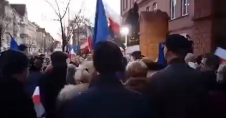 "Marsz Tysiąca Tóg" w Gorzowie Wlkp. Apelowano, by nie głosować na Andrzeja Dudę