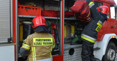 Dramat w Łososinie Dolnej. Strażacy znaleźli ciało