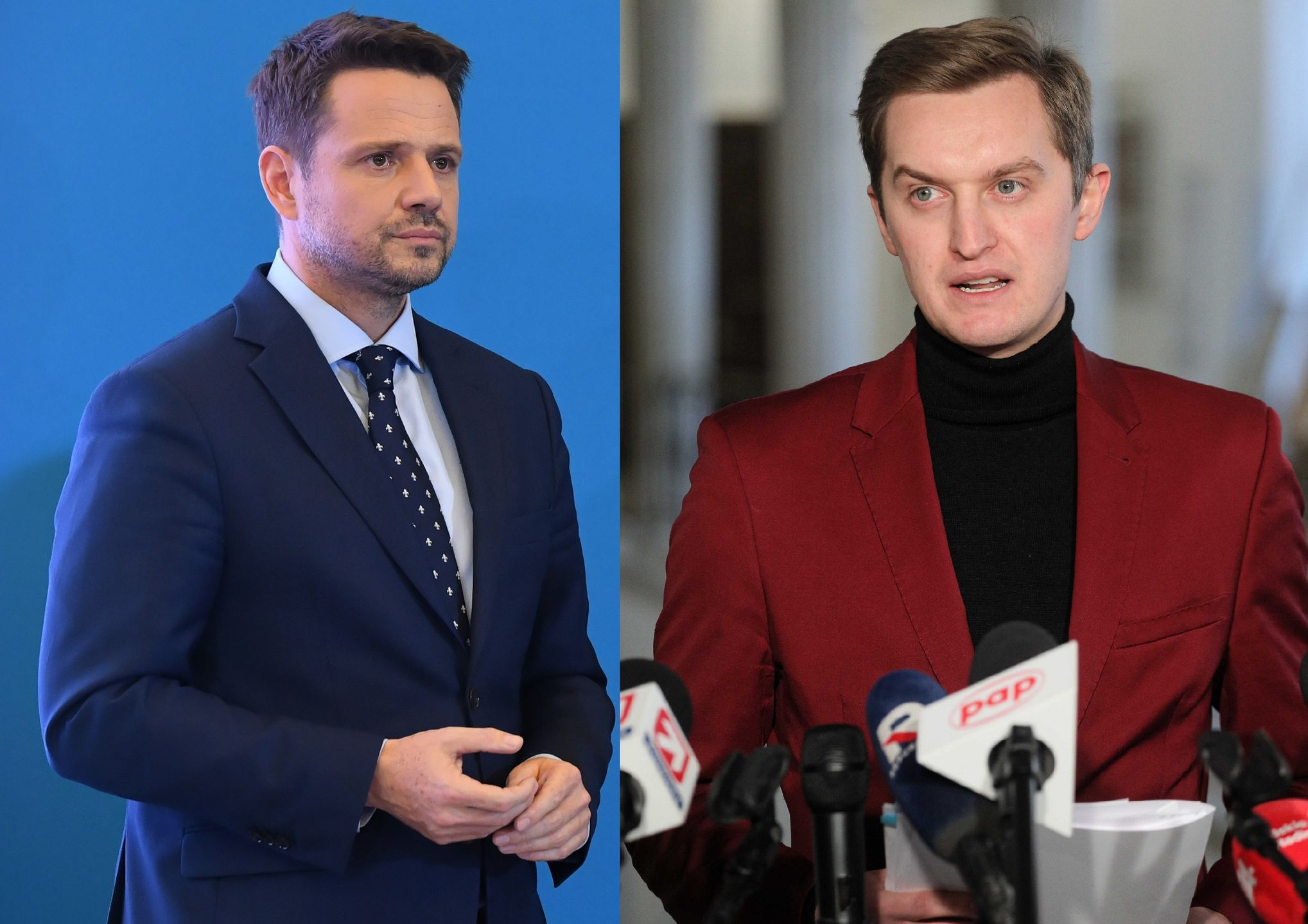 Rafał Trzaskowski i Sebastian Kaleta.
