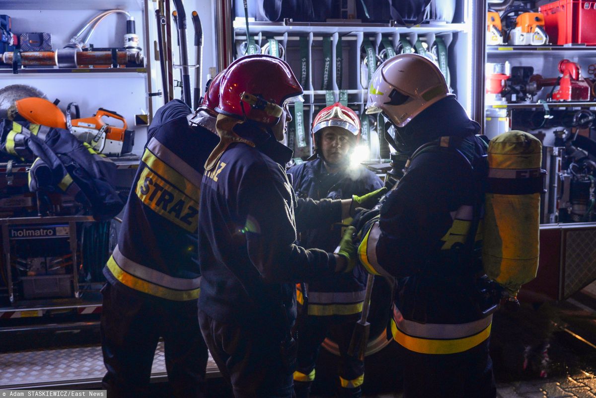 Wielki pożar w Jaworznie. W akcji brało udział 20 zastępów straży pożarnej