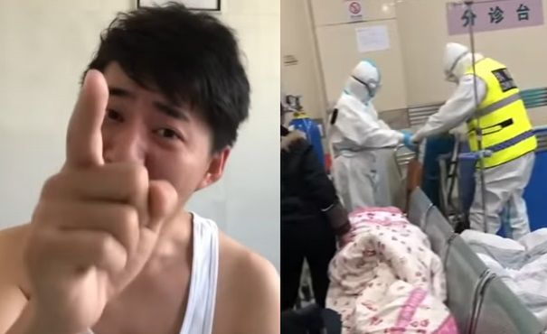Koronawirus. Chiński dziennikarz ze łzami w oczach pokazuje nagrania z Wuhan. "Boję się"