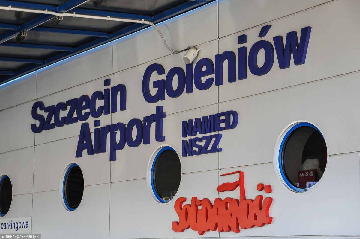 Szczecin Goleniów. Czasowa ewakuacja pasażerów lotniska