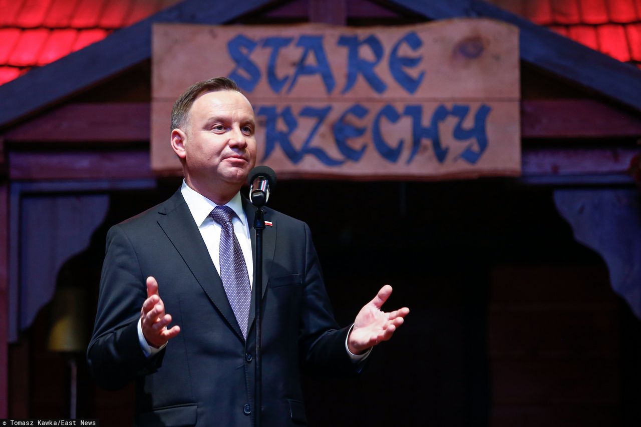 Prezydent Andrzej Duda uderza w Putina. Mówi o "rozsiewaniu historycznych kłamstw"