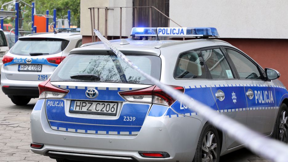 Warszawa. Akcja policji po eksplozji.