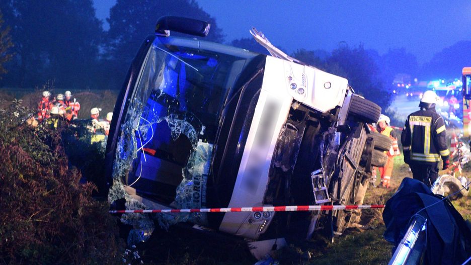 Wypadek w Niemczech na A1.