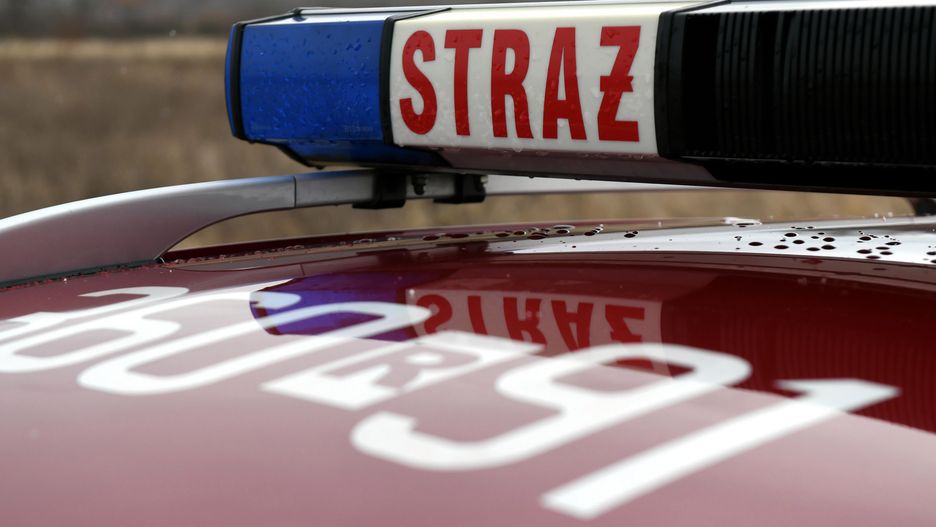 Pożar w Świebodzicach w woj. dolnośląskim.