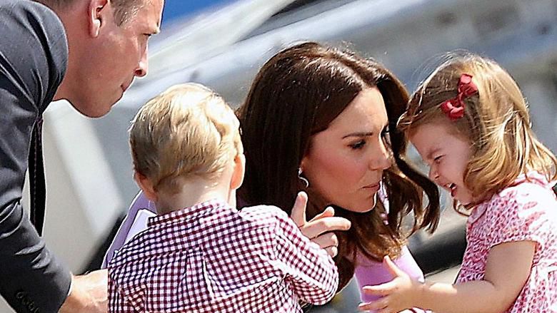 Księżna Kate, książę William, dzieci George i Charlotte